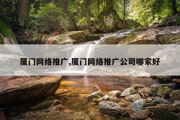 厦门网络推广,厦门网络推广公司哪家好