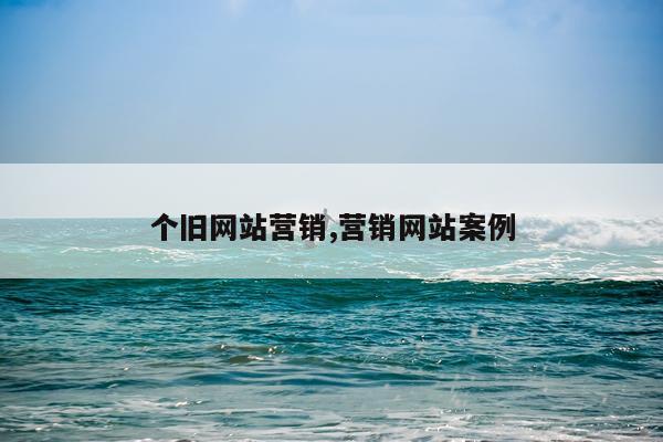 个旧网站营销,营销网站案例