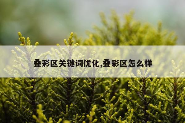 叠彩区关键词优化,叠彩区怎么样