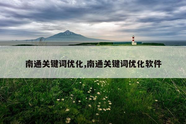 南通关键词优化,南通关键词优化软件