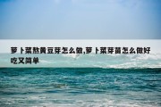 萝卜菜熬黄豆芽怎么做,萝卜菜芽苗怎么做好吃又简单