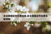合法摆摊证件办理流程,合法摆摊证件办理流程视频