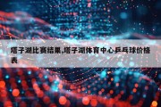 塔子湖比赛结果,塔子湖体育中心乒乓球价格表