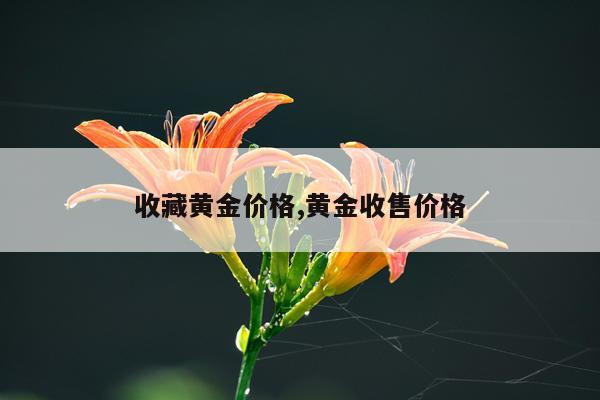 收藏黄金价格,黄金收售价格