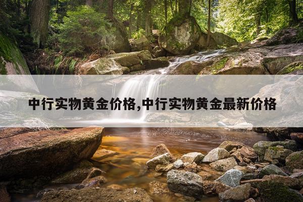 中行实物黄金价格,中行实物黄金最新价格