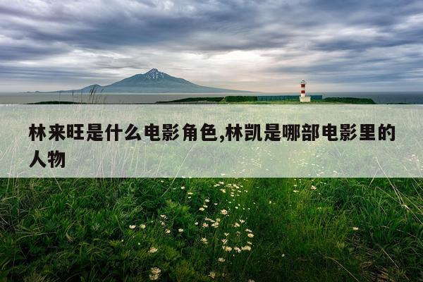 林来旺是什么电影角色,林凯是哪部电影里的人物