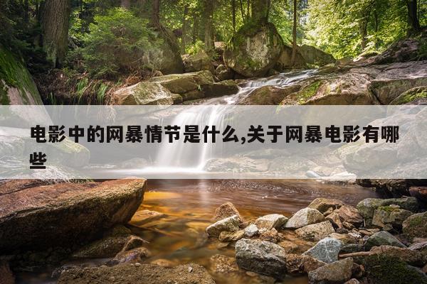 电影中的网暴情节是什么,关于网暴电影有哪些
