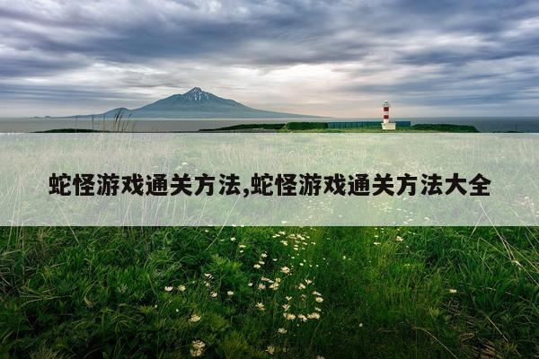 蛇怪游戏通关方法,蛇怪游戏通关方法大全